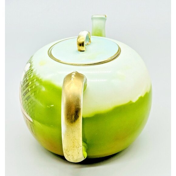 Royal Bayreuth Sunbonnet Babies Ironing Day Teapot Tuesday Child - Picture 5 of 13